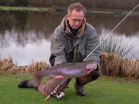 - En af de kønneste fisk jeg længe har været i nærkontakt med ved en ørredsø