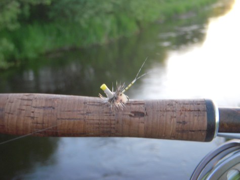 - En lille spent sight-imitation i str. 12, gav en fin late-night-fisk