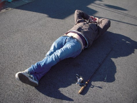 - Sådan ser en lykkelig mand ud, når han har landet sin første rokke. - Og så på UL!