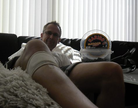 - Godt gået dér. Dumhed på et højere plan at skade dig selv når masser af fisk venter derude... :-(